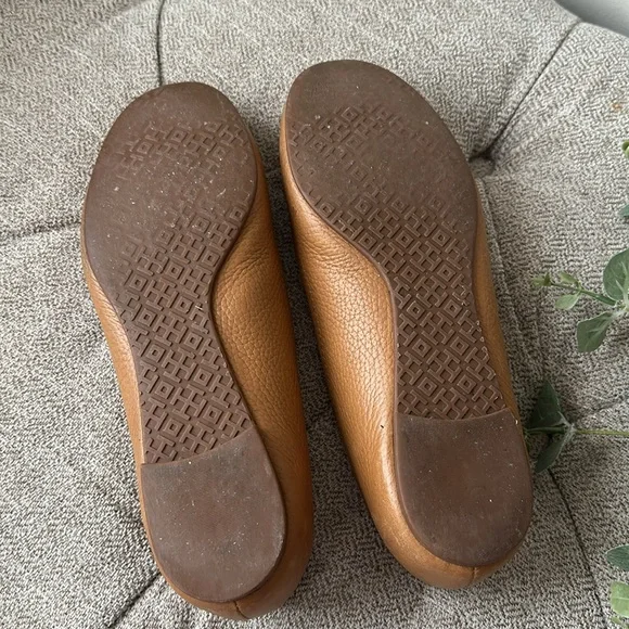 Tory Burch Brown Leather Flats - Picture 3 of 3